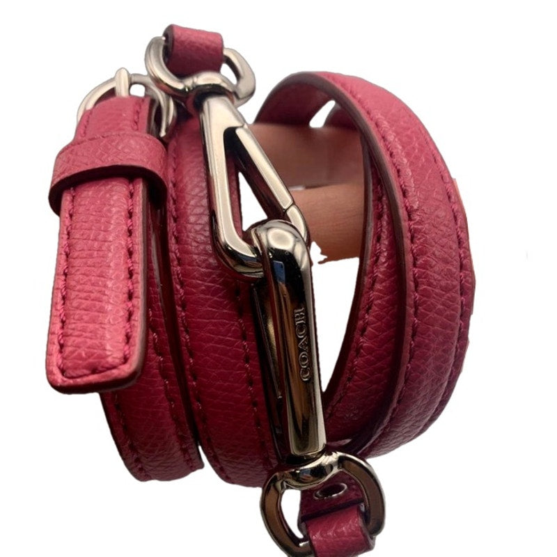 COACH Bright Pink Silver Replacement Strap