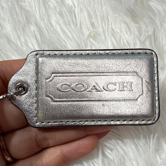 2.5" COACH Fob Bag Charm Hang tag Hangtag