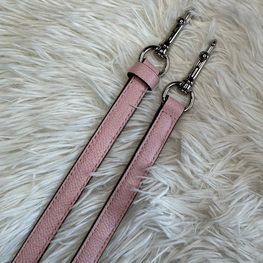 COACH Pink Silver Replacement Strap