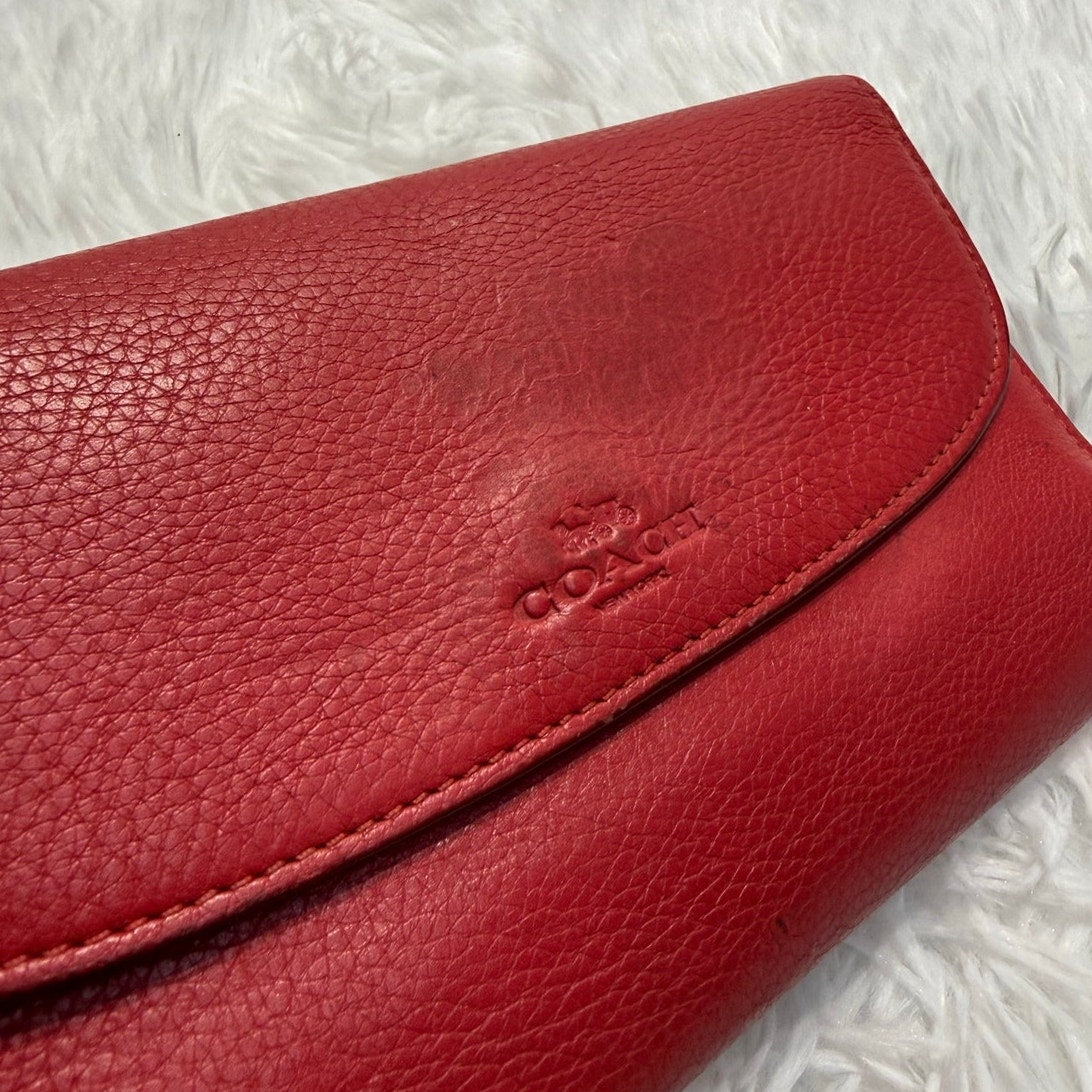 Coach Red Wallet