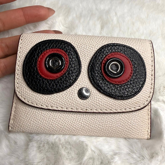 COACH Panda Card Holder Pouch Wallet