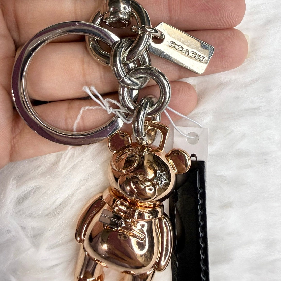 NWT Coach 3D Teddy Bear Bag Charm