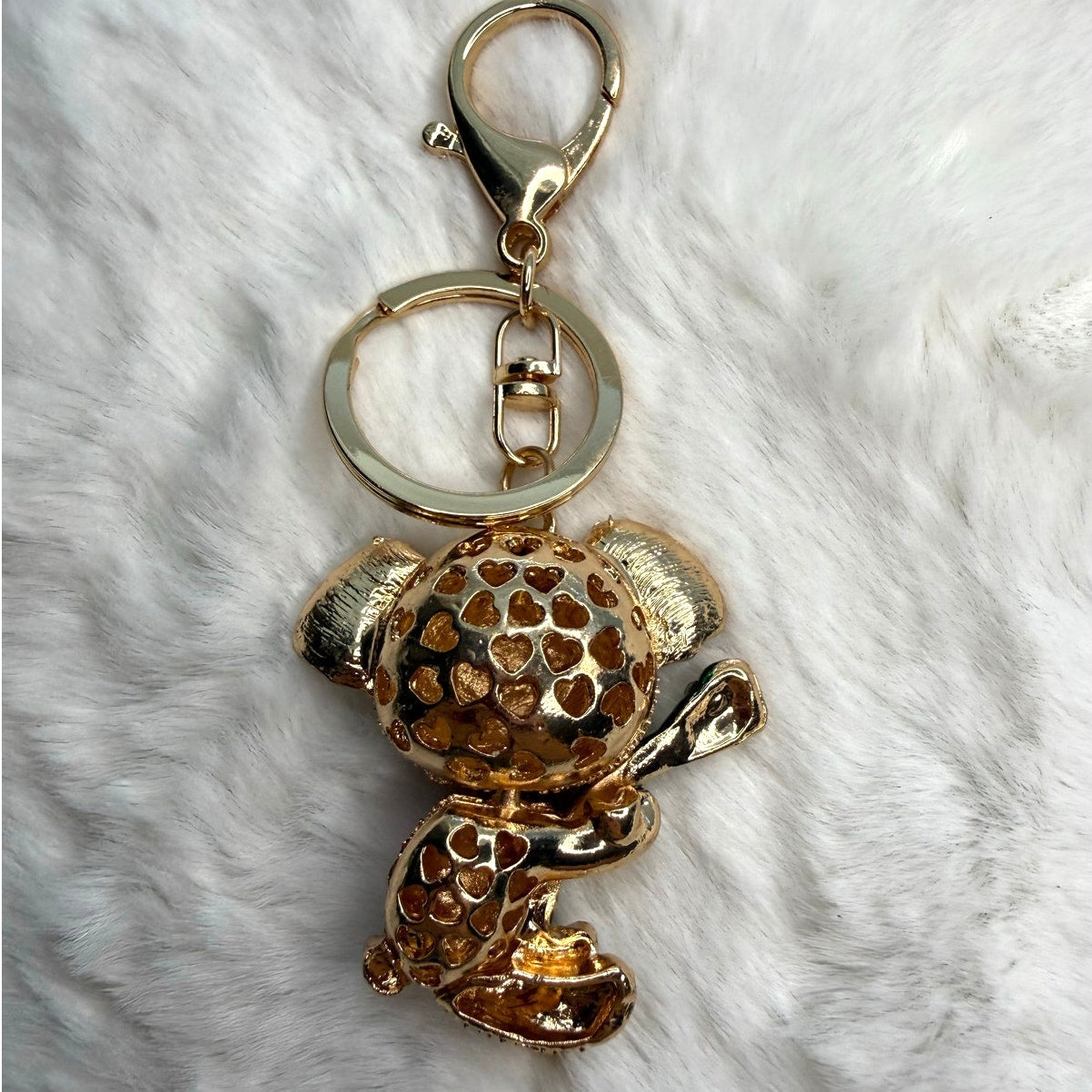 Koala Bear Bling Pink Rhinestone Keychain Fashion Charm Bag Charm