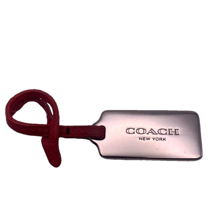 COACH Red Silver Replacement  Hang Tag