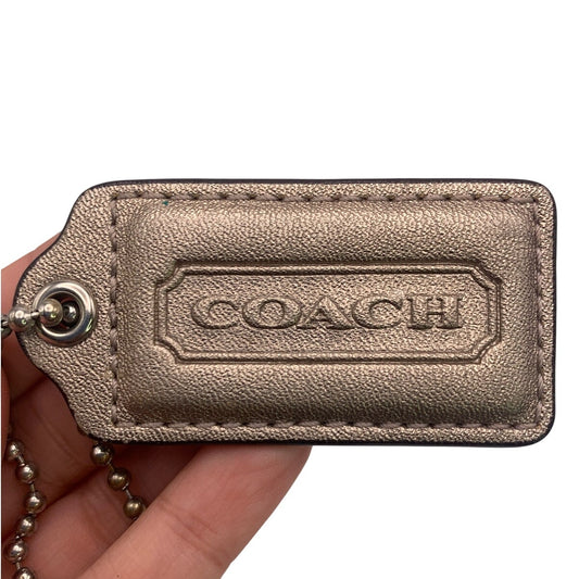 2" COACH Fob Bag Charm Hang tag Hangtag