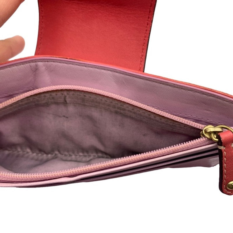 y2k COACH Carriage Signature Canvas Wallet