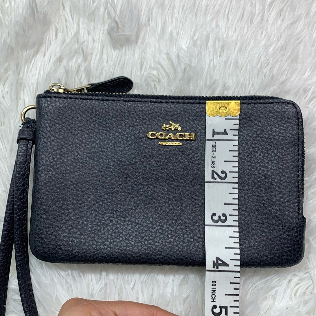 COACH Double Zipper Wristlet