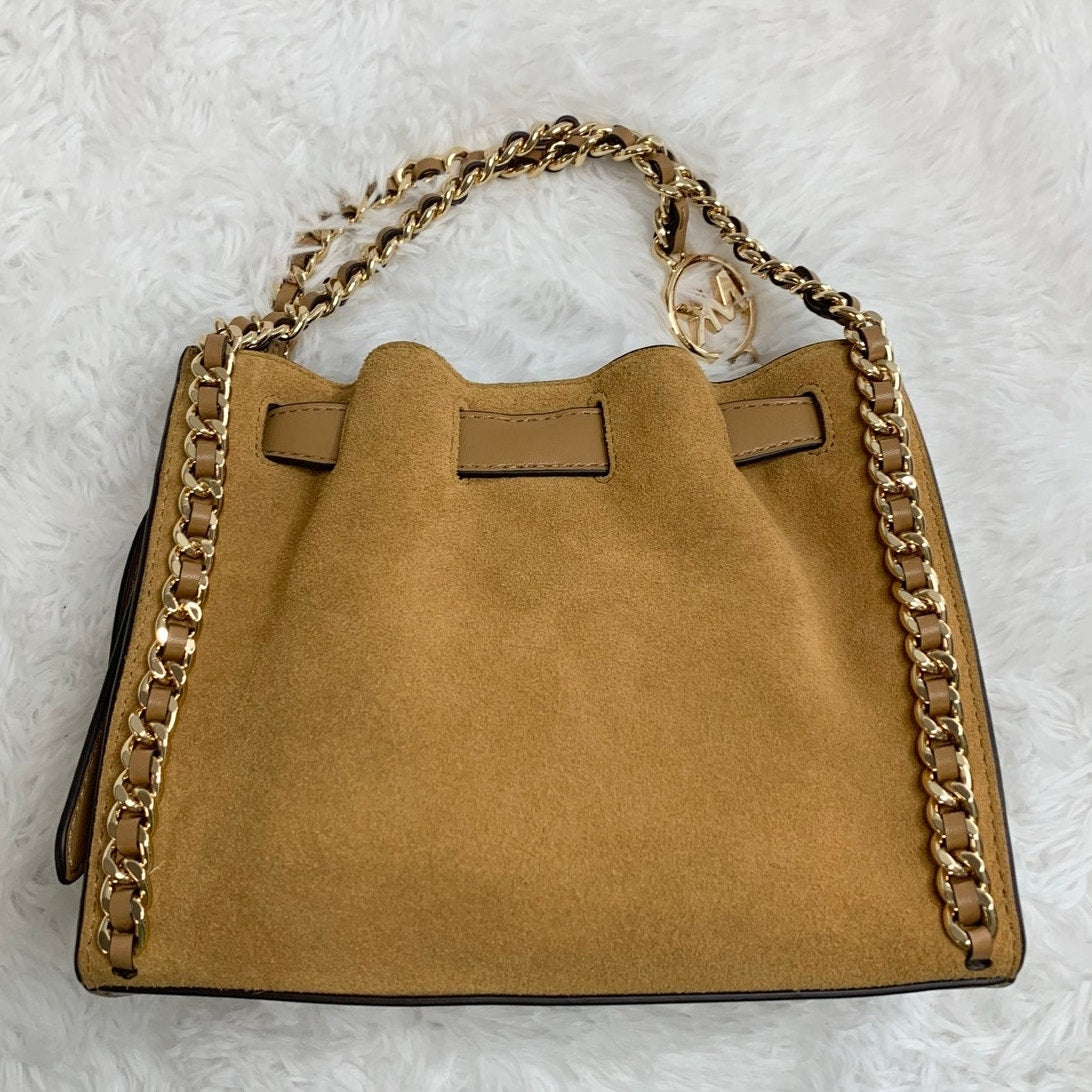 Michael Kors Mina Mini Suede Chain Top Handle