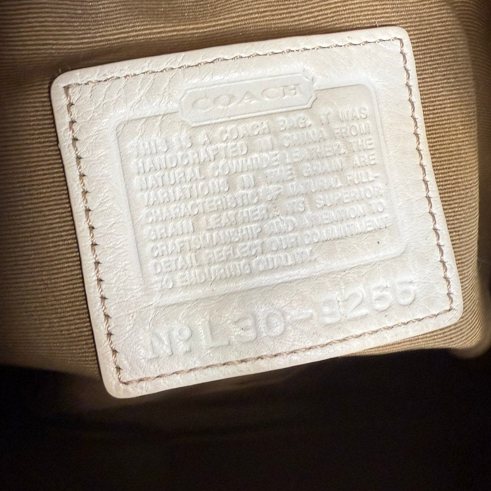 Vintage Y2k COACH Hampton Clip Blue Hobo Shoulder Bag