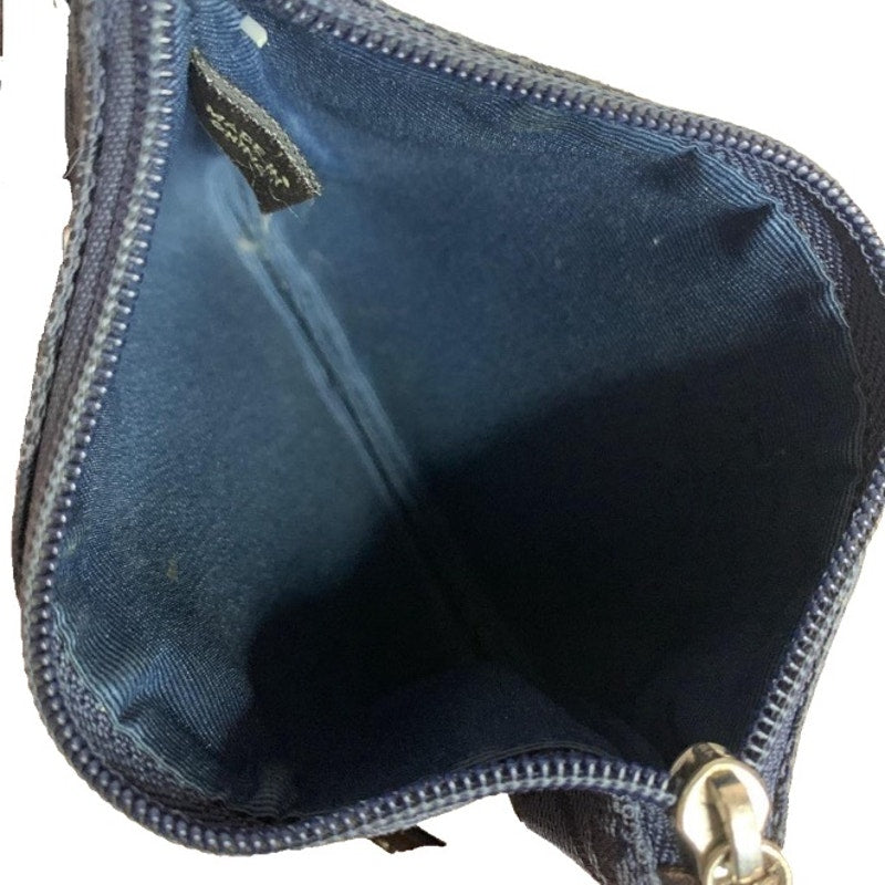 COACH Blue Signature Canvas Wristlet