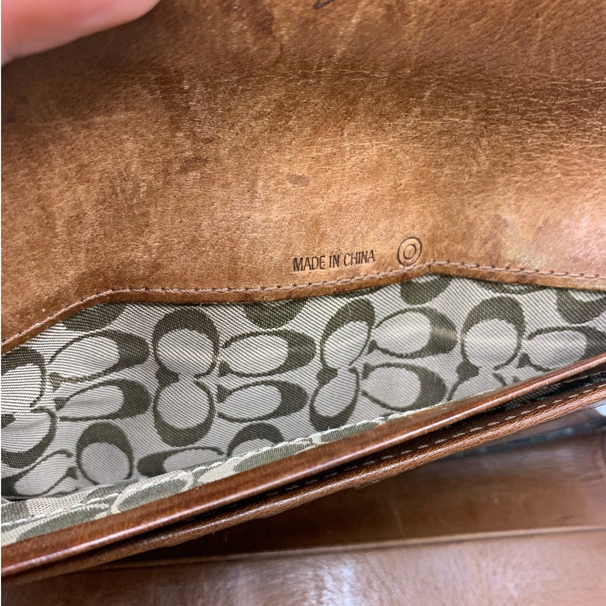 Vintage COACH y2k Brown Wallet