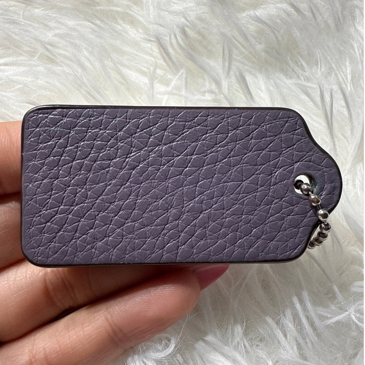 2” COACH Fob Bag Charm Hang tag Hangtag