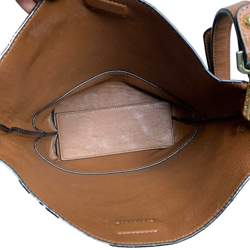 CALVIN KLEIN Black and Brown Crossbody and Wristlet