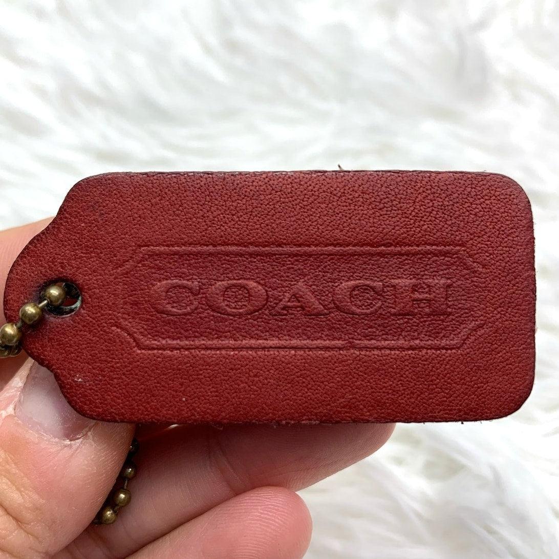 Vintage COACH Red Replacement Hang Tag Bag