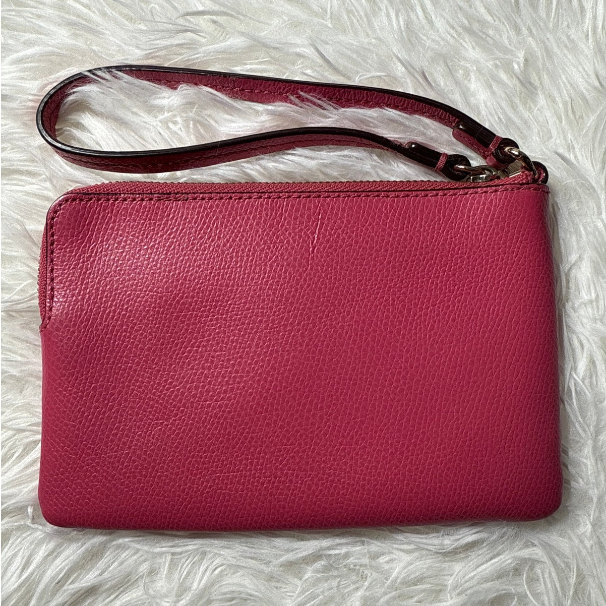 SALE COACH Fuchsia Wristlet