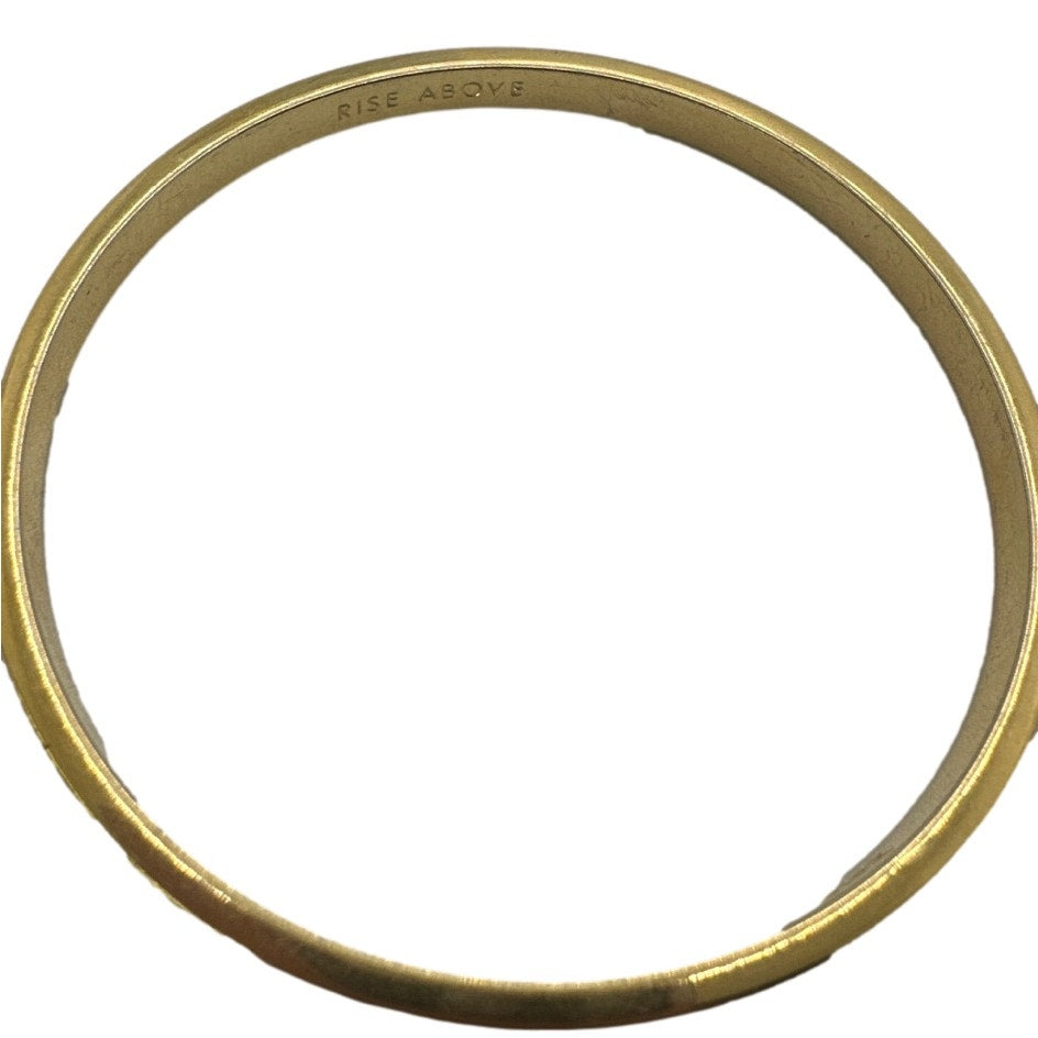 KATE SPADE New York RISE ABOVE Idiom Pink Enamel Bangle Bracelet