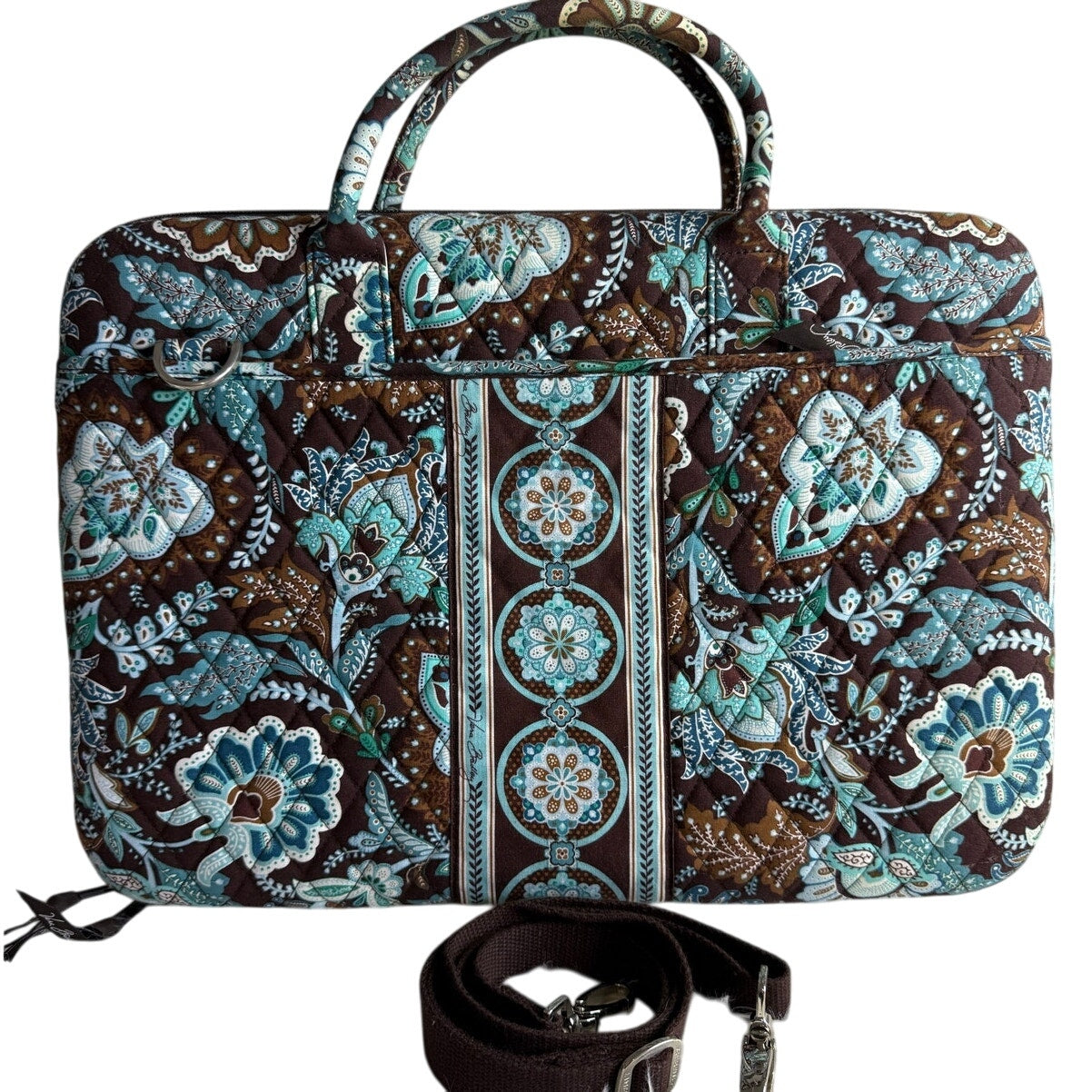 Vera Bradley Paisley Laptop Case Bag w/ strap