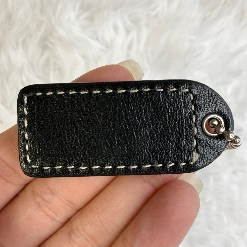 1.5" y2k COACH Fob Bag Charm Hang tag Hangtag
