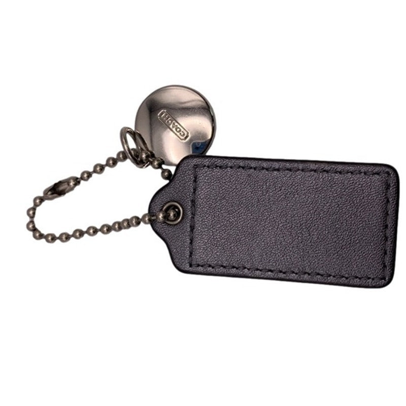 COACH Silver Metallic Replacement Hang Tag with Charm