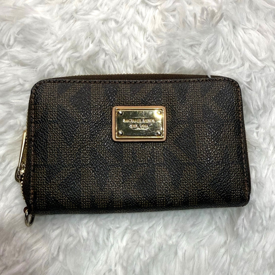 Michael Kors Brown Gold Wallet
