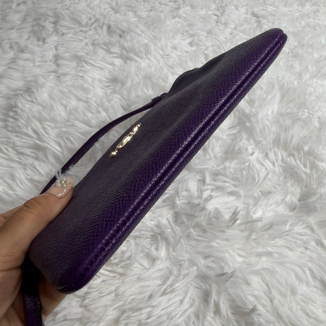 Coach Purple Wristlet