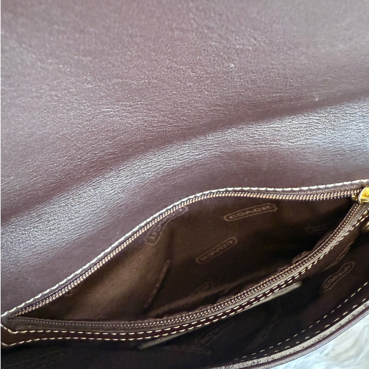 COACH Mahogany 9599 Legacy Flap Crossbody