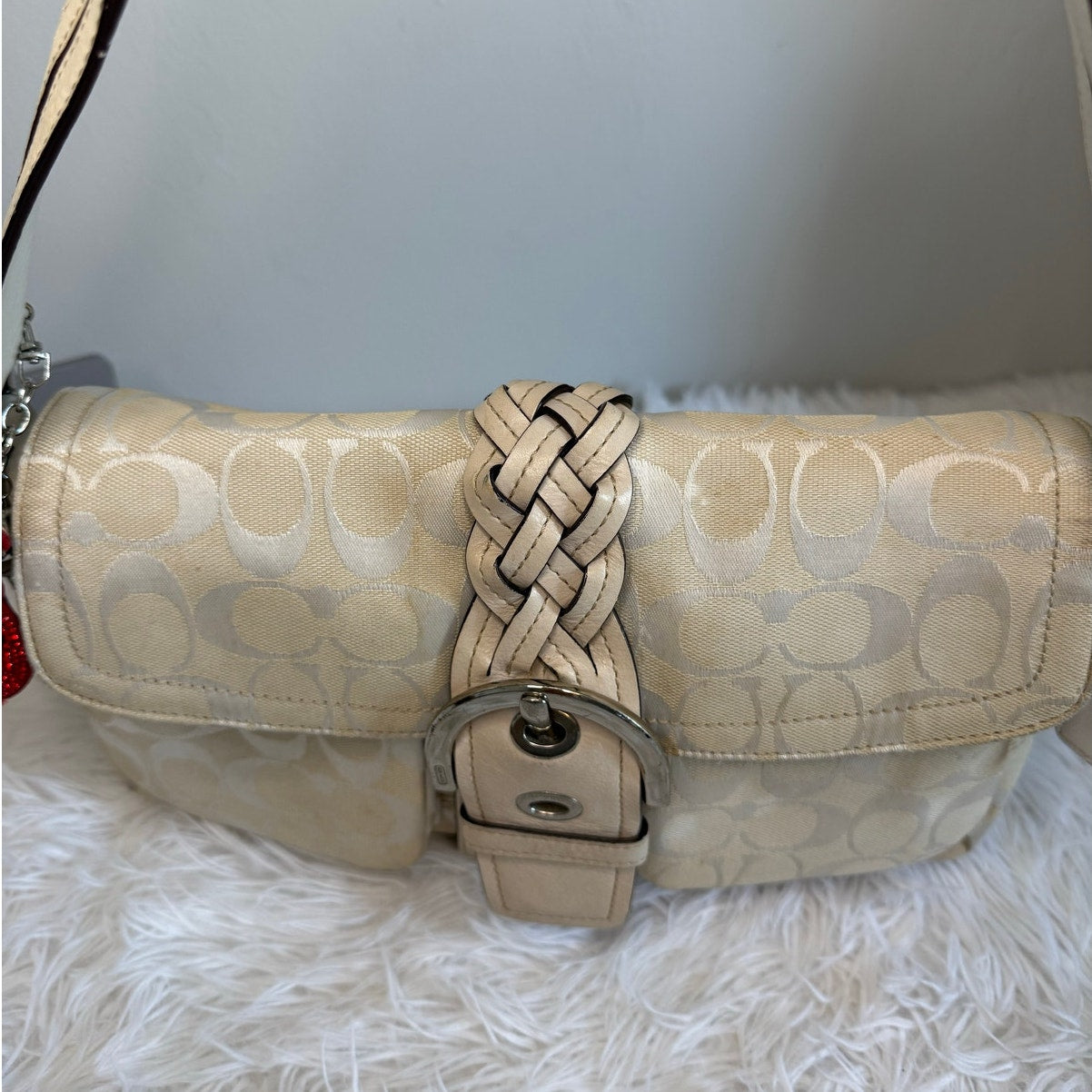 y2k COACH Vintage 6314 Soho Flap Buckle Shoulder Bag