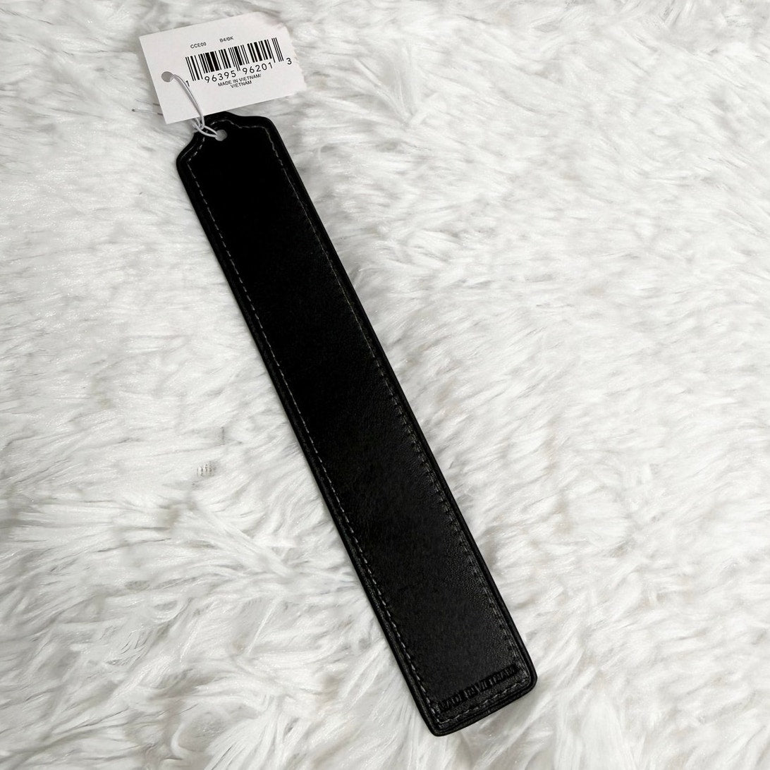 Coach Black Bookmark