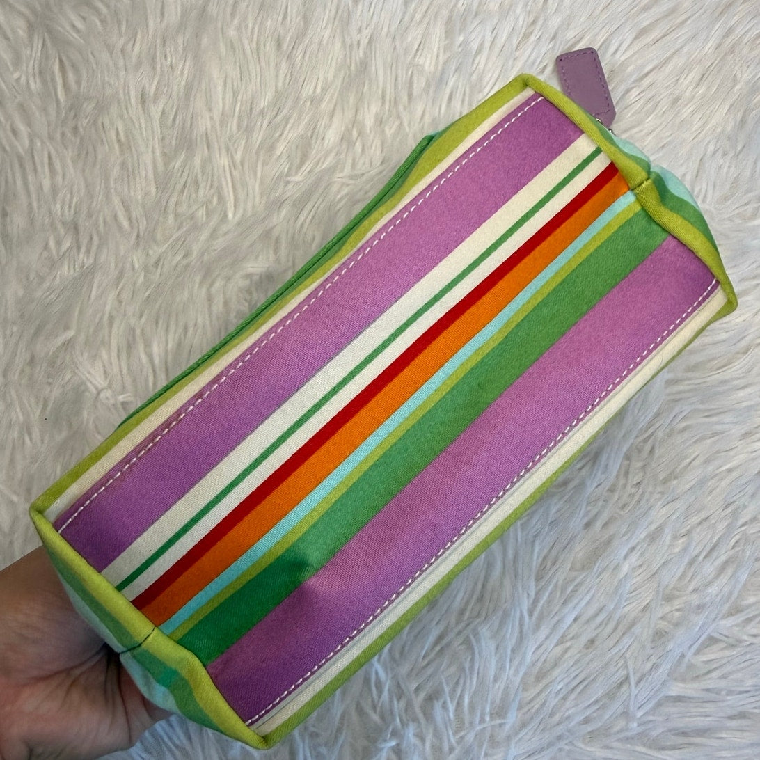 y2k COACH F40494 Hampton Stripped Mini Bag Purse