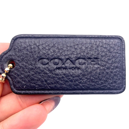 COACH Black Replacement Hang Tag Bag Hangtag