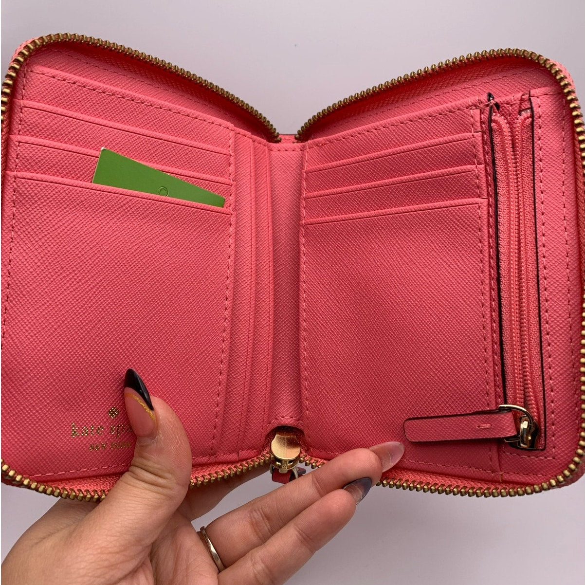 Kate Spade New York Pink Med Zip Around