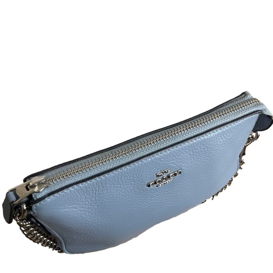 COACH Nolita 19 Pebble Blue Mini Purse / Small Purse / Wristlet