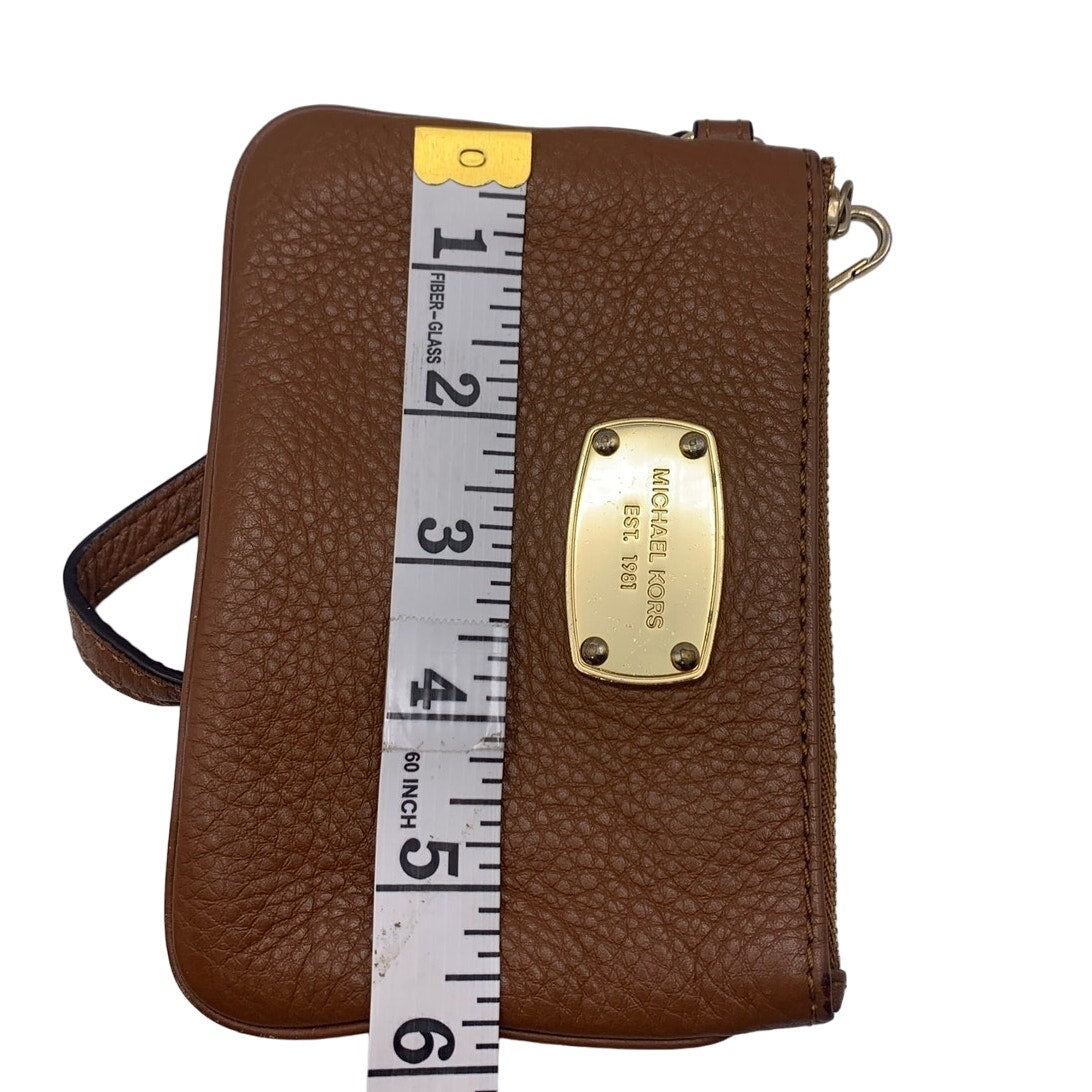 Michael Kors Brown Wristlet