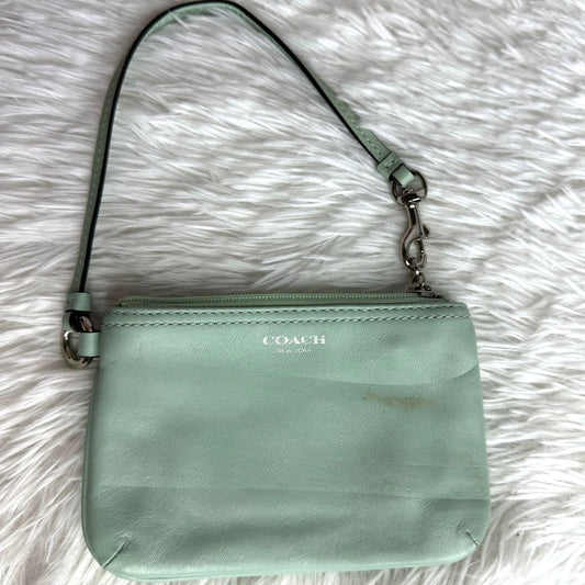 COACH Aqua Wristlet