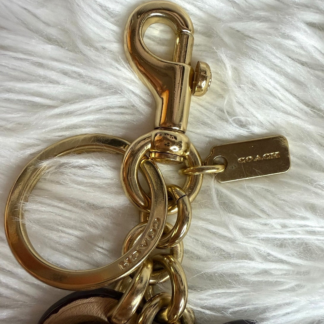 Coach Studded Heart Applique Bag Charm F40696