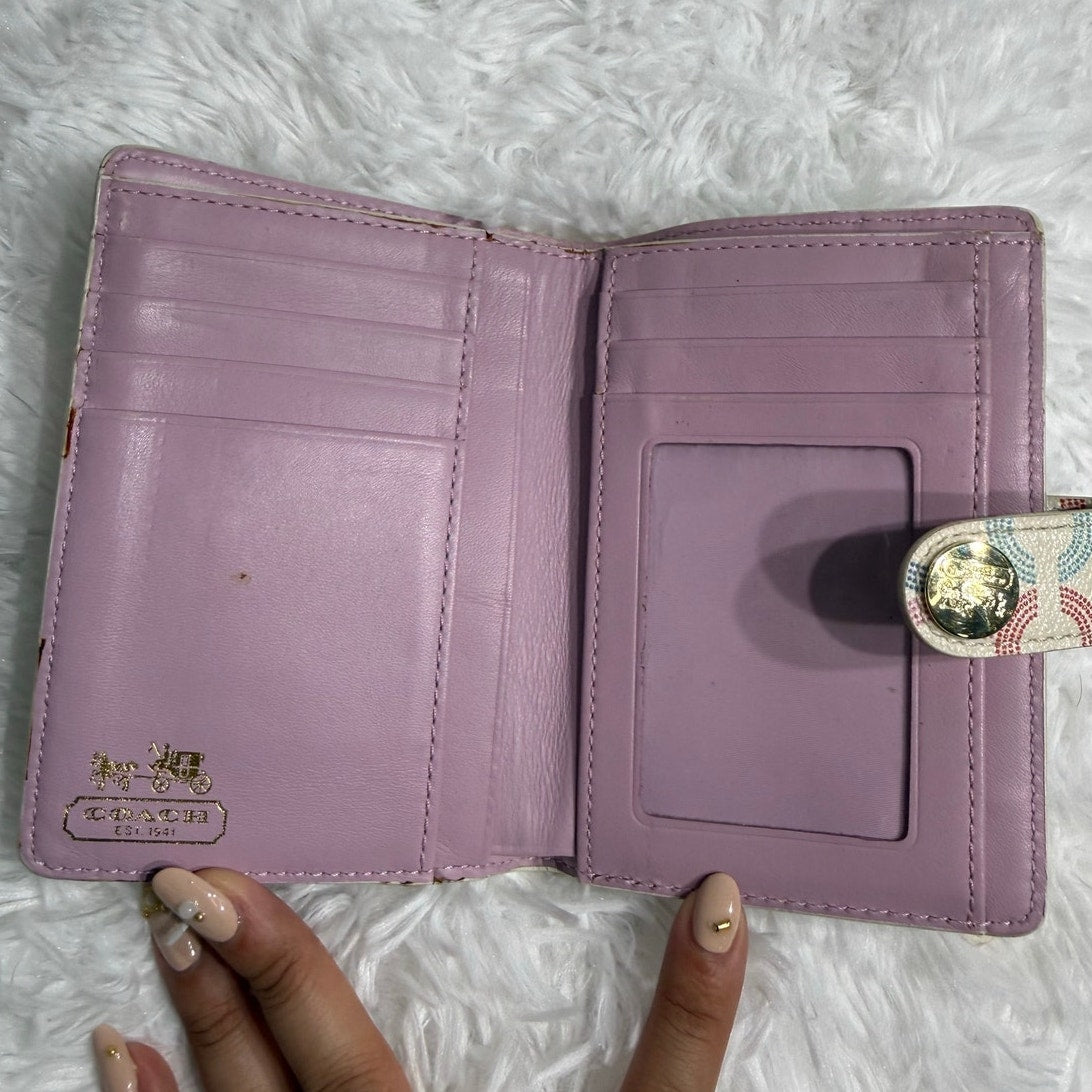 Coach Multicolor Medium Wallet
