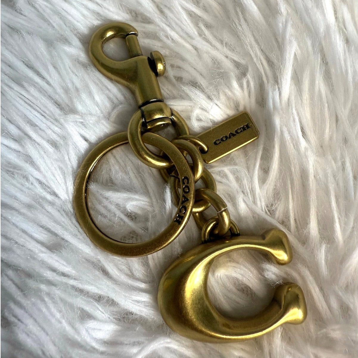 COACH Signature " C " Bag Charm