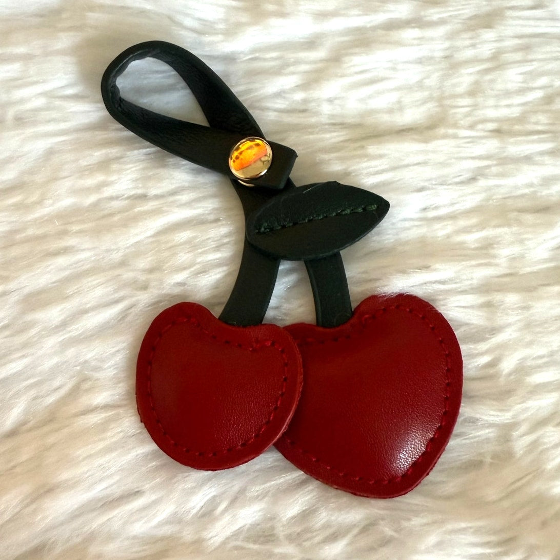Cherry Heart Bag Charm Bag Jewelry