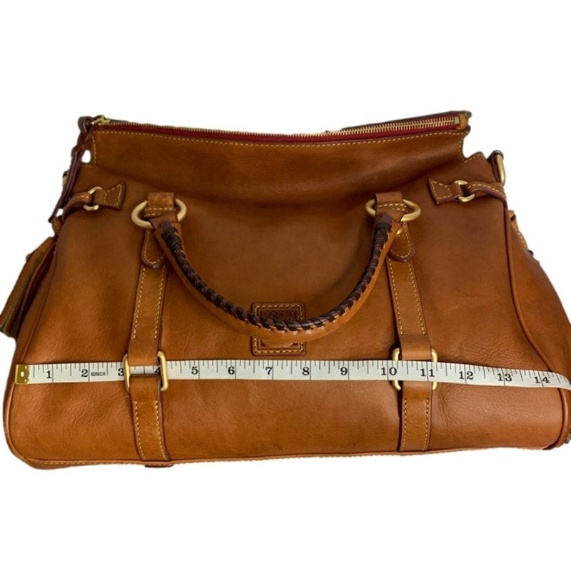 DOONEY & BOURKE Brown Florentine Satchel