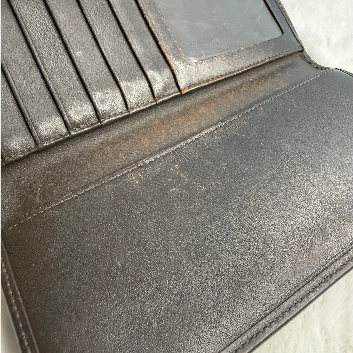 Coach Brown Canvas Wallet