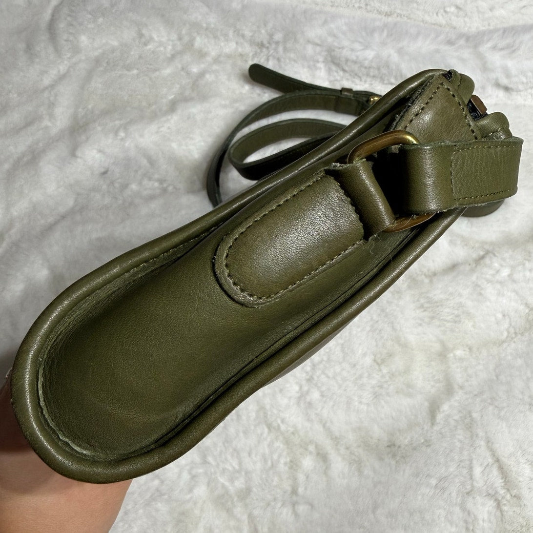 Vintage Coach 9944 Taylor Olive Green Crossbody