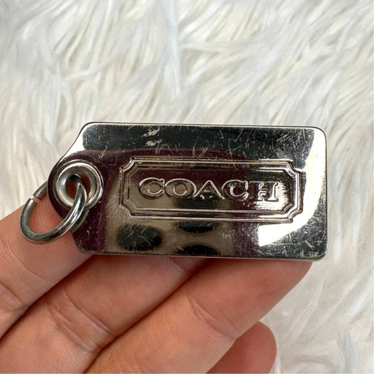 1.5” COACH  Fob Bag Charm Hang tag Hangtag