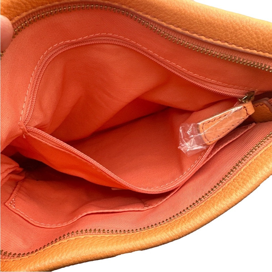 FOSSIL Peach Orange Crossbody