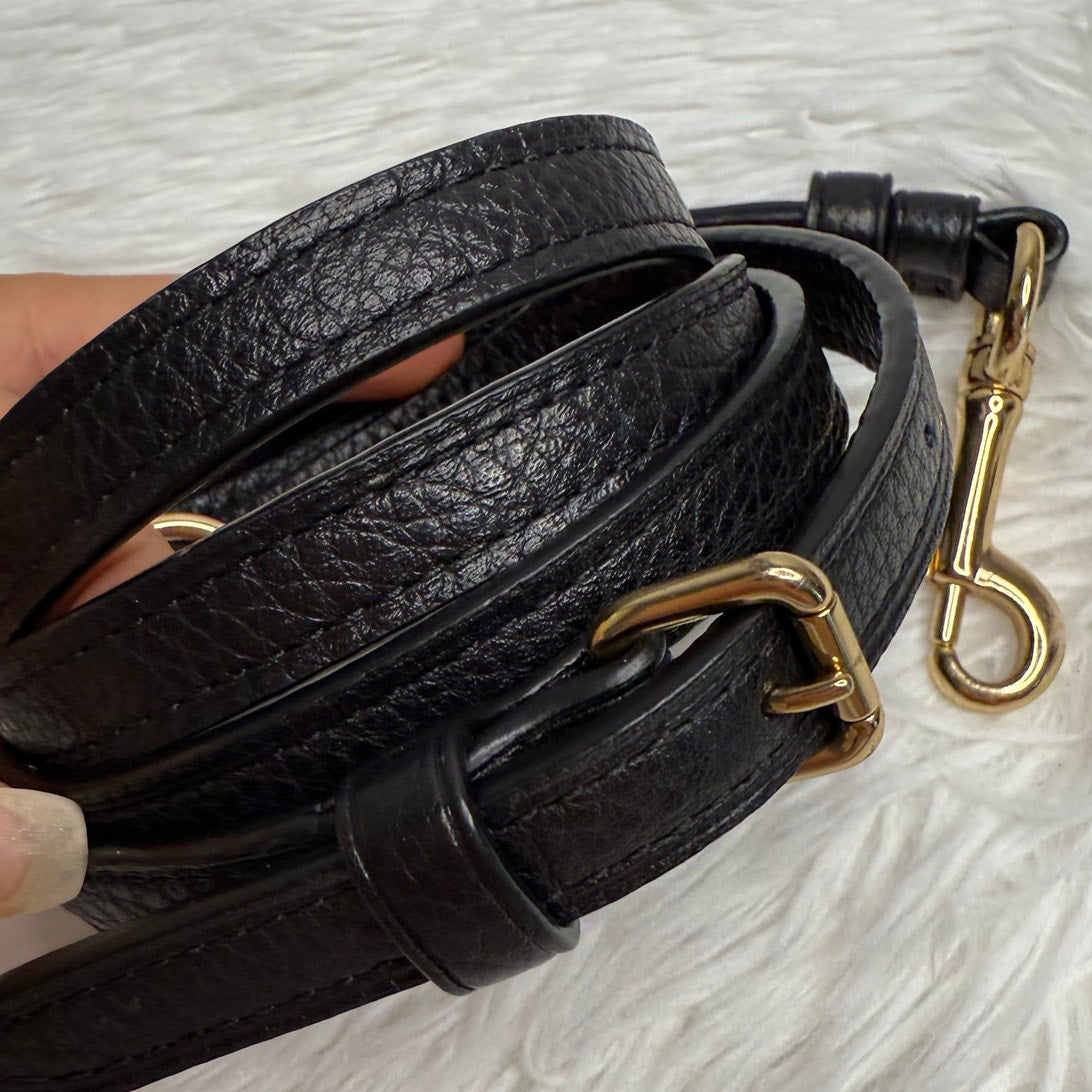 COACH Black Gold Replacement Strap