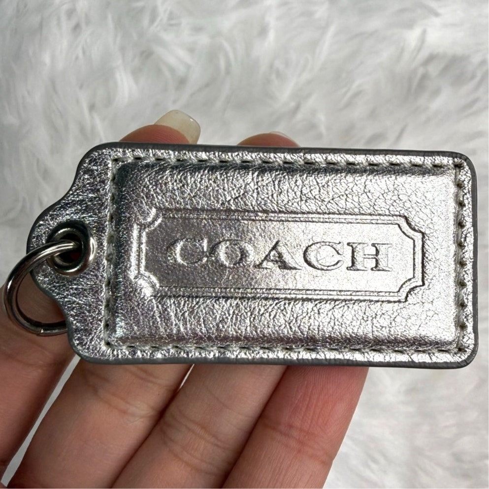 2" COACH Fob Bag Charm Hang tag Hangtag