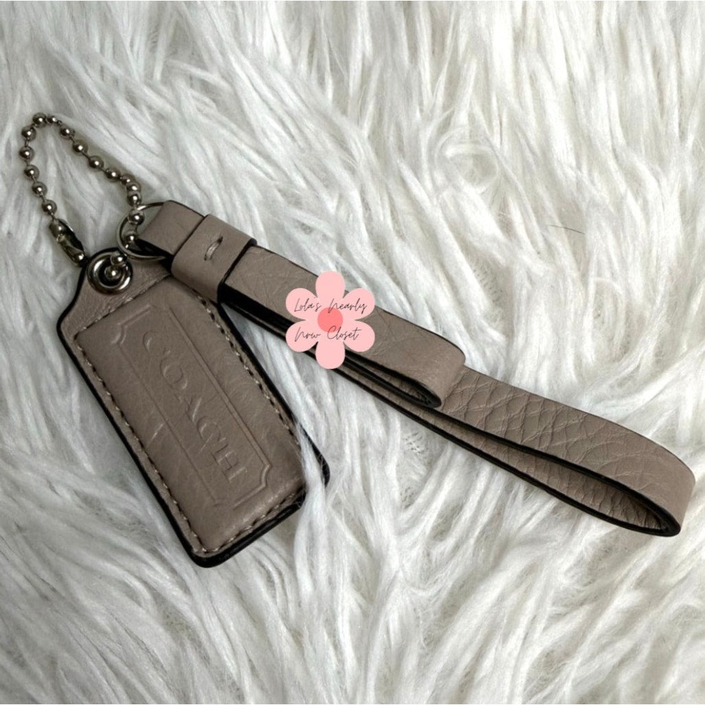 2" COACH Fob Bag Charm Hang tag Hangtag