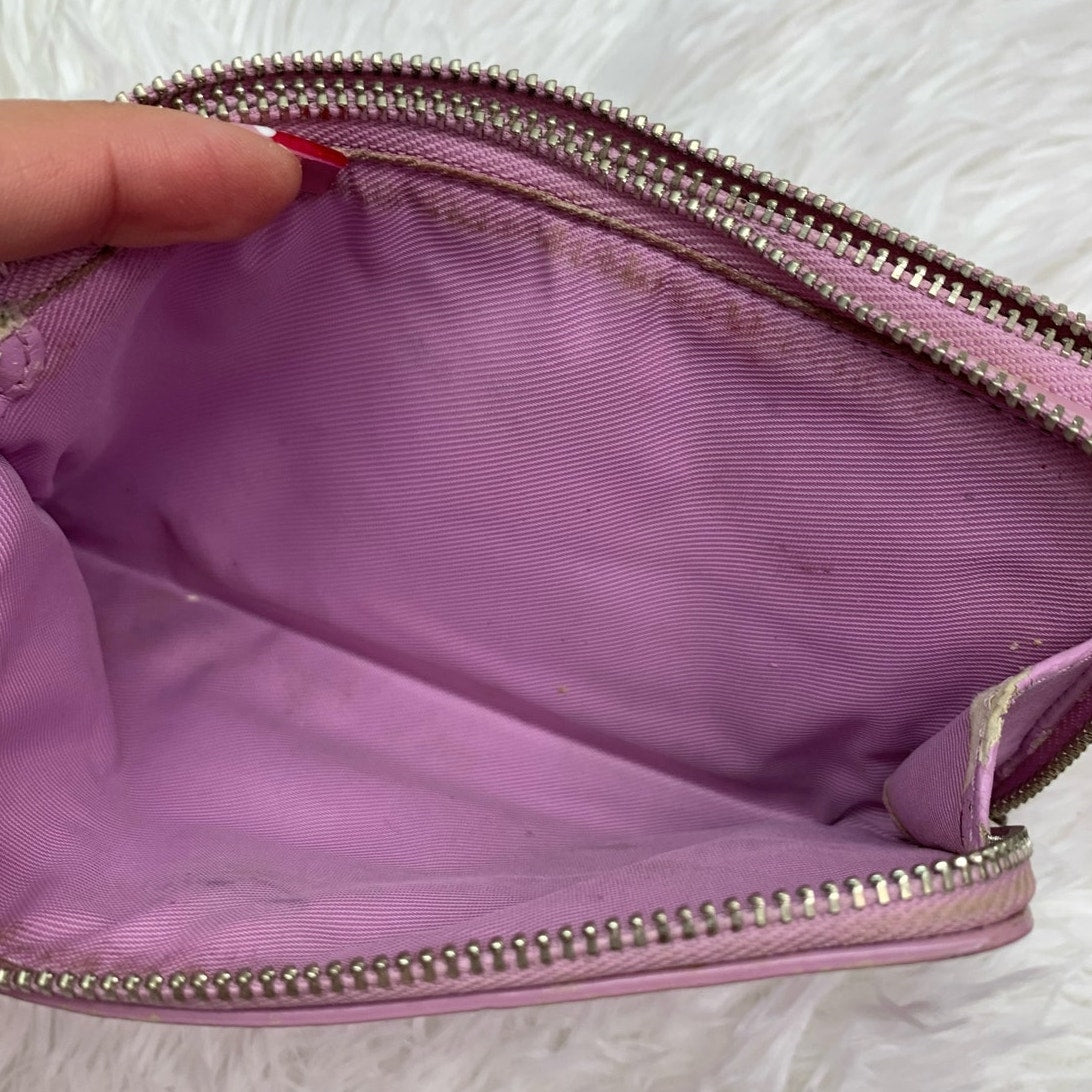 COACH Pink Double Zipper Wristlet