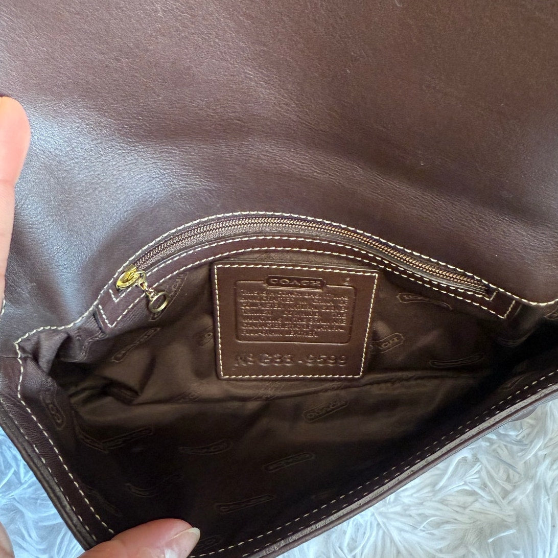 COACH Mahogany 9599 Legacy Flap Crossbody