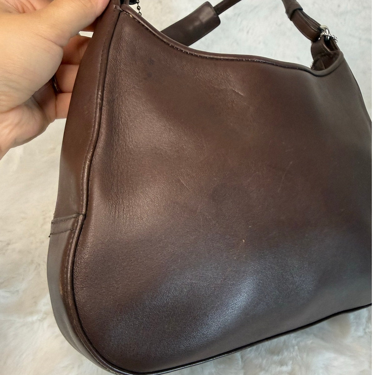 Vintage Coach y2k 2002 Legacy Hobo Mahogany Bag