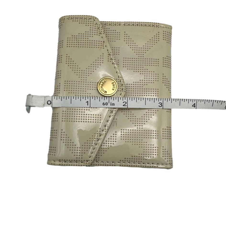 MICHAEL KORS Cream Signature Cardholder